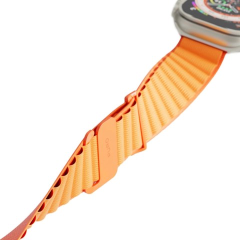 Pasek nylonowy Puro Extreme do Apple Watch 42 / 44 / 45 / 49 mm - pomarańczowy Pasek nylonowy Puro Extreme do Apple Watch 42 / 44 / 45 / 49 mm - pomarańczowy