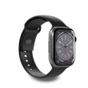 Pasek silikonowy Puro Icon do Apple Watch 42 / 44 / 45 / 49 mm - czarny (2 szt.)