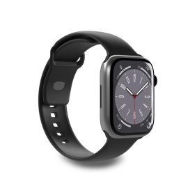 Pasek silikonowy Puro Icon do Apple Watch 42 / 44 / 45 / 49 mm - czarny (2 szt.)