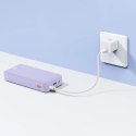 Powerbank Baseus Airpow 20W 20000mAh z kablem Baseus Simple Series USB-A - USB-C 50 cm - fioletowy