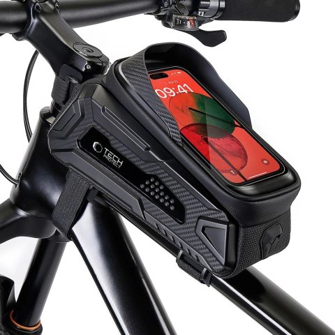Torba Tech-Protect V2 rowerowa z miejscem na telefon 1.2l - czarna Torba Tech-Protect V2 rowerowa z miejscem na telefon 1.2l - czarna
