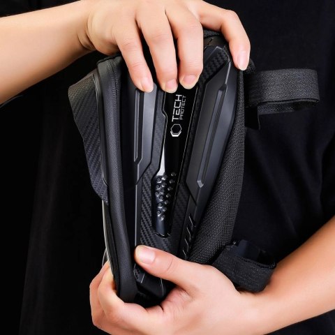Torba Tech-Protect V2 rowerowa z miejscem na telefon 1.2l - czarna Torba Tech-Protect V2 rowerowa z miejscem na telefon 1.2l - czarna