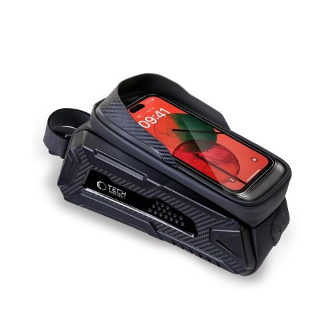 Torba Tech-Protect V2 rowerowa z miejscem na telefon 1.2l - czarna Torba Tech-Protect V2 rowerowa z miejscem na telefon 1.2l - czarna