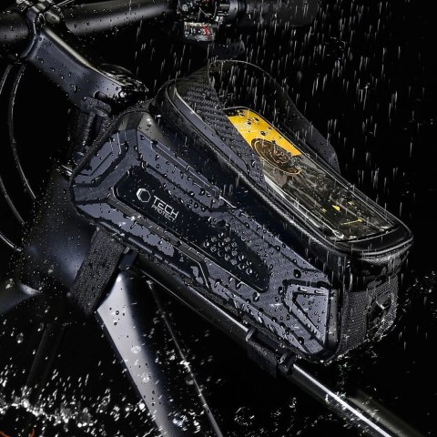 Torba Tech-Protect V2 rowerowa z miejscem na telefon 1.2l - czarna Torba Tech-Protect V2 rowerowa z miejscem na telefon 1.2l - czarna