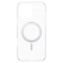 Etui CARE by PanzerGlass Feature Kickstand Case z MagSafe na iPhone 16 Pro Max - srebrne