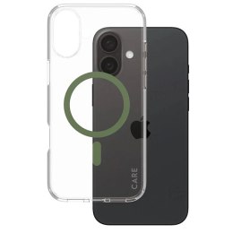 Etui CARE by PanzerGlass Flagship Case z MagSafe na iPhone 16 Plus - zielone