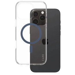 Etui CARE by PanzerGlass Flagship Case z MagSafe na iPhone 16 Pro Max - niebieskie