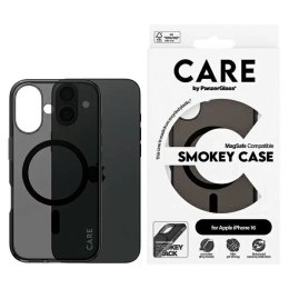 Etui CARE by PanzerGlass Flagship Case z MagSafe na iPhone 16 - półprzezroczyste