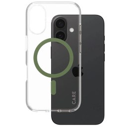 Etui CARE by PanzerGlass Flagship Case z MagSafe na iPhone 16 - zielone