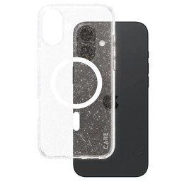 Etui CARE by PanzerGlass Flagship Star Lit Case z MagSafe na iPhone 16 Plus - białe