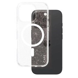 Etui CARE by PanzerGlass Flagship Star Lit Case z MagSafe na iPhone 16 Pro - białe