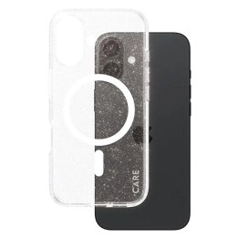 Etui CARE by PanzerGlass Flagship Star Lit Case z MagSafe na iPhone 16 - białe