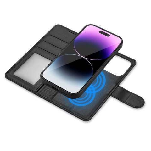 Etui Tech-Protect Wallet MagSafe z portfelem na iPhone 16 - czarne Etui Tech-Protect Wallet MagSafe z portfelem na iPhone 16 - czarne