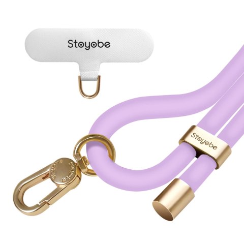 Smycz silikonowa Stoyobe Phone Lanyard do telefonu - fioletowy Smycz silikonowa Stoyobe Phone Lanyard do telefonu - fioletowy