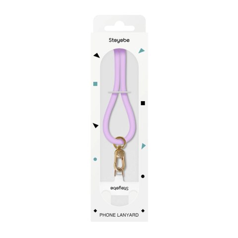 Smycz silikonowa Stoyobe Phone Lanyard do telefonu - fioletowy Smycz silikonowa Stoyobe Phone Lanyard do telefonu - fioletowy