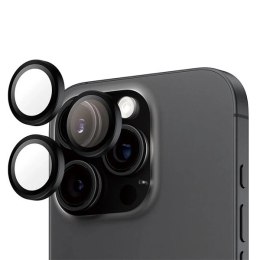 Szkło hartowane PanzerGlass Hoops Black Lens Protector na aparat do iPhone 16 Pro / 16 Pro Max