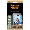 Szkło hartowane PanzerGlass Screen Protector Aluminum Frame Ultra-Wide Fit z aluminiową ramką na iPhone 16