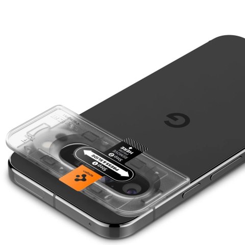 Szkło hartowane na aparat Spigen Optik.tR Ez Fit na Google Pixel 9 Pro (2-pak) Szkło hartowane na aparat Spigen Optik.tR Ez Fit na Google Pixel 9 Pro (2-pak)