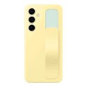 Etui Samsung Standing Grip Case EF-GS721CYEGWW z uchwytem / podstawką do Samsung Galaxy S24 FE - żółte