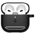 Etui Spigen Rugged Armor na AirPods 4 - czarne