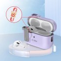 Etui Tech-Protect Slim Hook z karabińczykiem na Apple AirPods Pro 1 / 2 - fioletowe