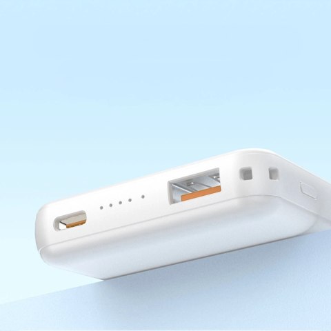 Powerbank Dudao K14S+ 10000mAh 20W USB-A / USB-C / MagSafe z podstawką - biały Powerbank Dudao K14S+ 10000mAh 20W USB-A / USB-C / MagSafe z podstawką - biały