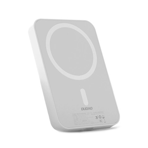 Powerbank Dudao K26S 5000mAh 20W USB-A / USB-C / MagSafe - biały Powerbank Dudao K26S 5000mAh 20W USB-A / USB-C / MagSafe - biały