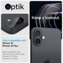 Szkło na aparat Spigen Optik GLAS.TR Camera Protector 2-PACK na iPhone 16 / 16 PLUS - czarne