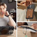 Zestaw etui ESR Classic Hybrid Kickstand Halolock MagSafe + Szkło hartowane na iPhone 16 - czarne