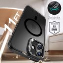 Zestaw etui ESR Classic Hybrid Kickstand Halolock MagSafe + Szkło hartowane na iPhone 16 - czarne
