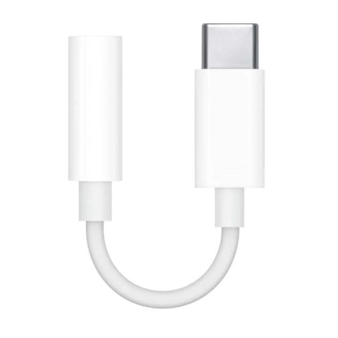Adapter Apple MW2Q3ZM/A USB-C - mini jack 3.5mm - biały Adapter Apple MW2Q3ZM/A USB-C - mini jack 3.5mm - biały