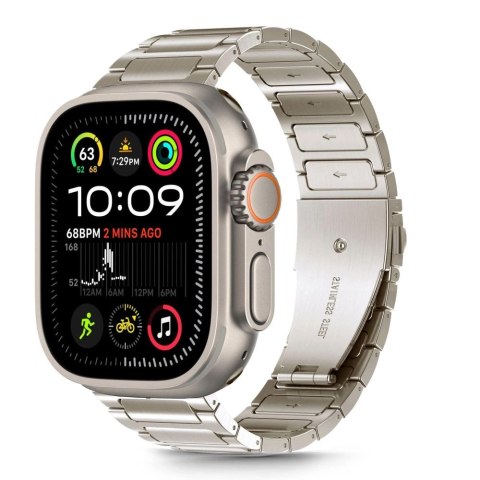 Bransoletka Tech-Protect Stainless na Apple Watch 44 / 45 / 46 / 49 mm - tytanowe