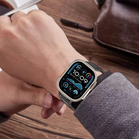 Bransoletka Tech-Protect Stainless na Apple Watch 44 / 45 / 46 / 49 mm - tytanowe Bransoletka Tech-Protect Stainless na Apple Watch 44 / 45 / 46 / 49 mm - tytanowe