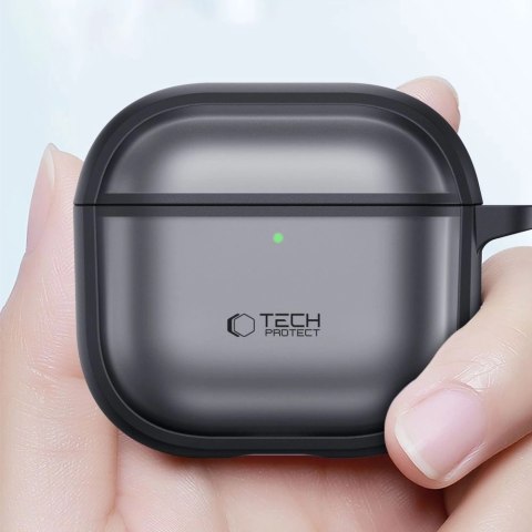Etui Tech-Protect Slim Hook na AirPods 4 - szare Etui Tech-Protect Slim Hook na AirPods 4 - szare