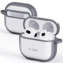 Etui Tech-Protect Slim Hook na AirPods 4 - szare
