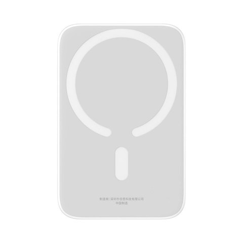 Powerbank Baseus Magnetic Mini Air PPCXM06A 6000mAh 20W z kablem Simple Series USB-C - biały Powerbank Baseus Magnetic Mini Air PPCXM06A 6000mAh 20W z kablem Simple Series USB-C - biały