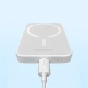Powerbank Baseus Magnetic Mini Air PPCXM06A 6000mAh 20W z kablem Simple Series USB-C - biały