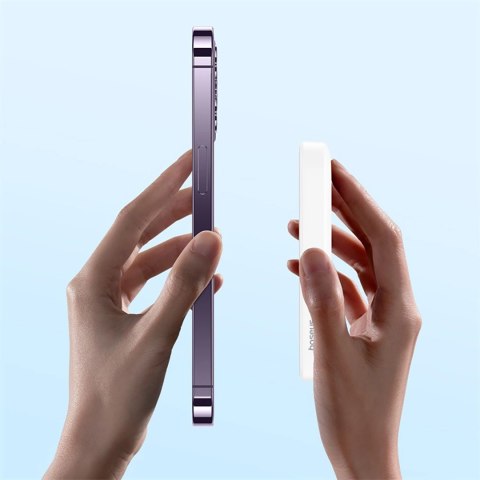 Powerbank Baseus Magnetic Mini Air PPCXM06A 6000mAh 20W z kablem Simple Series USB-C - biały Powerbank Baseus Magnetic Mini Air PPCXM06A 6000mAh 20W z kablem Simple Series USB-C - biały