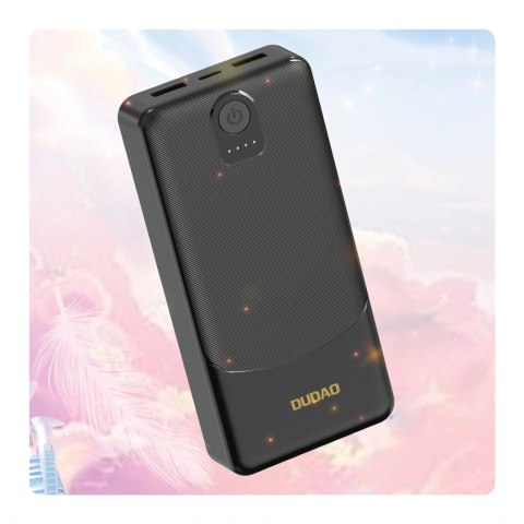 Powerbank Dudao K10Pro 2.4A 20000mAh 2 x USB-A - czarny Powerbank Dudao K10Pro 2.4A 20000mAh 2 x USB-A - czarny