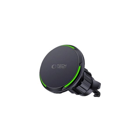 Uchwyt samochodowy Tech-Protect MM15W-V7 QI2 z ładowarką indukcyjną - czarny Uchwyt samochodowy Tech-Protect MM15W-V7 QI2 z ładowarką indukcyjną - czarny