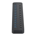 Hub Orico CT2U3-13AB 13x USB-A 3.0 z włącznikami - czarny