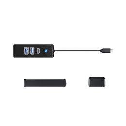 Hub Orico PWC2U-C3 USB-C / 2x USB-A 3.0 + 1x USB-C 3.0 - czarny