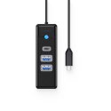 Hub Orico PWC2U-C3 USB-C / 2x USB-A 3.0 + 1x USB-C 3.0 - czarny