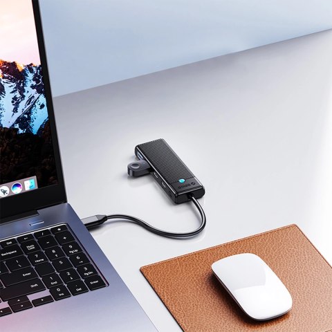 Hub USB-A Orico PAPW4A-C3 stacja dokująca 4x USB-A 3.0 - czarny Hub USB-A Orico PAPW4A-C3 stacja dokująca 4x USB-A 3.0 - czarny
