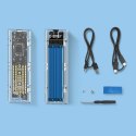 Kieszeń dyskowa Orico TCM2-C3 M.2 NVME na USB-C 10Gb/s - niebieska