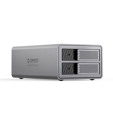 Macierz dyskowa Orico 9828RU3 2 Big DAS Solution ProRAID na 2 dyski 2,5"/3.5" SATA HDD/SSD z kontrolerem RAID - szara Macierz dyskowa Orico 9828RU3 2 Big DAS Solution ProRAID na 2 dyski 2,5"/3.5" SATA HDD/SSD z kontrolerem RAID - szara