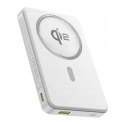 Powerbank Baseus Airpow II 10000mAh Qi2 z MagSafe 22,5W z kablem Baseus Simple Series USB-C - USB-C 20V/3A (30cm) - biały