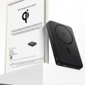 Powerbank Baseus Airpow II 10000mAh Qi2 z MagSafe 22,5W z kablem Baseus Simple Series USB-C - USB-C 20V/3A (30cm) - czarny