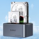 Stacja dokująca Orico 6656C3-C na 5 dysków z funkcją klonowania offline 2,5"/3,5" SATA HDD/SSD - szara