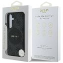 Etui Guess 4G Round Patch Classic Logo MagSafe do Samsung Galaxy S25 Plus czarny